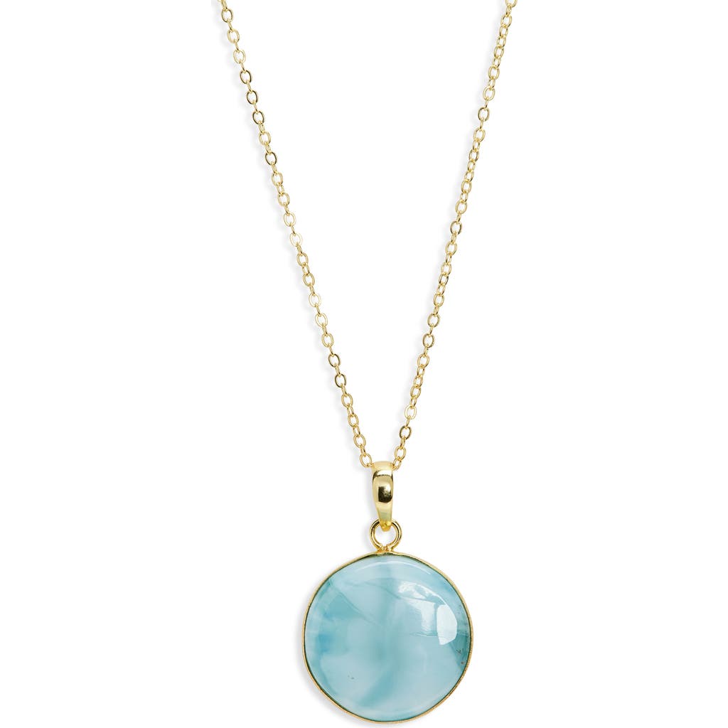 Ki-ele Larimar Pendant Necklace