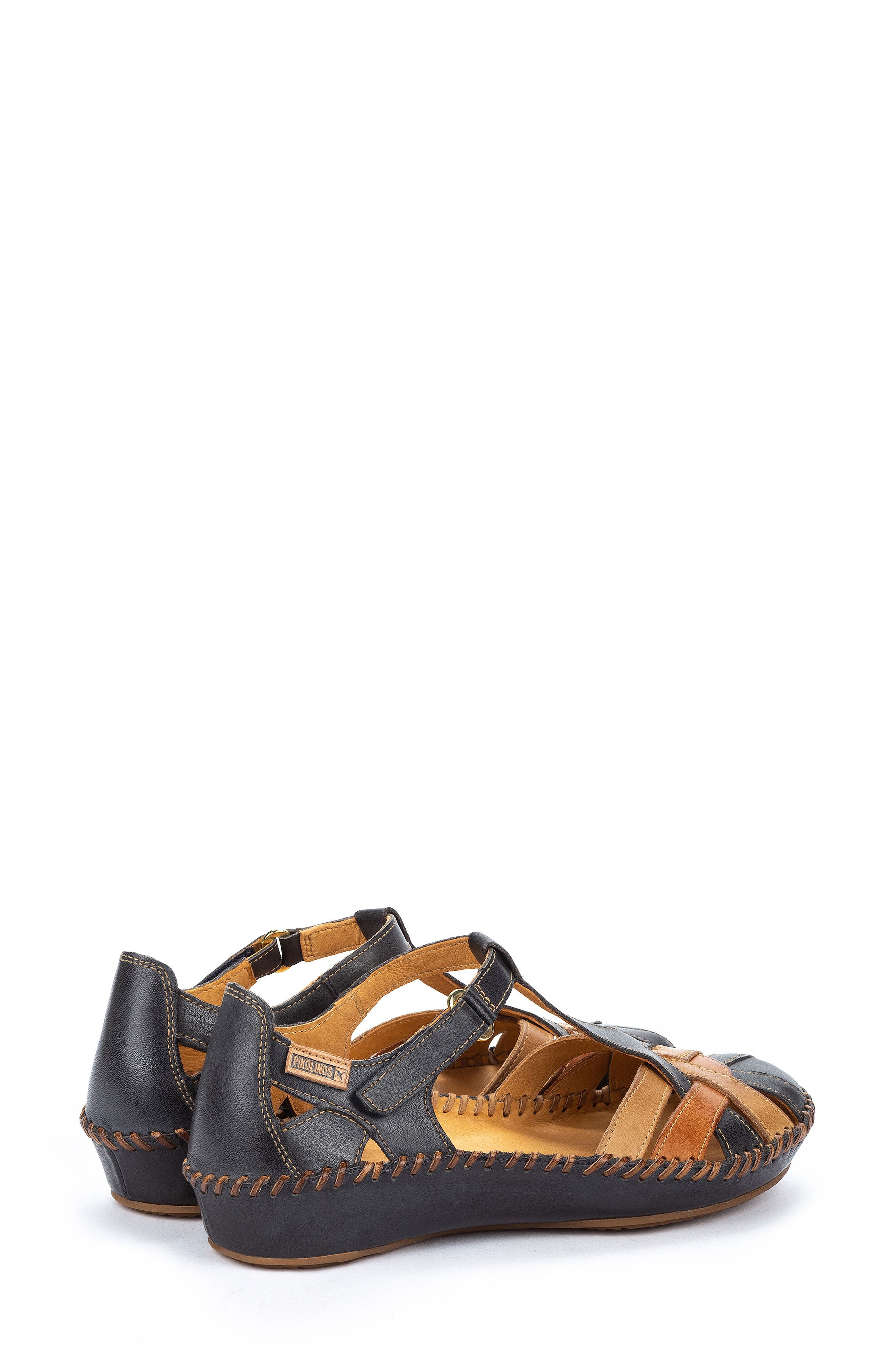 'P. Vallarta 655' T-Strap Sandal, Alternate, color, NAVY BLUE BRANDY