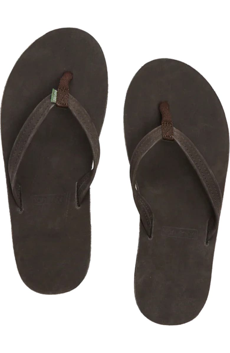 hari mari Fields Flip Flop, Alternate, color, Mocha/ Mint