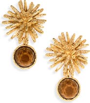 Karine Sultan Starburst X Drop Earrings