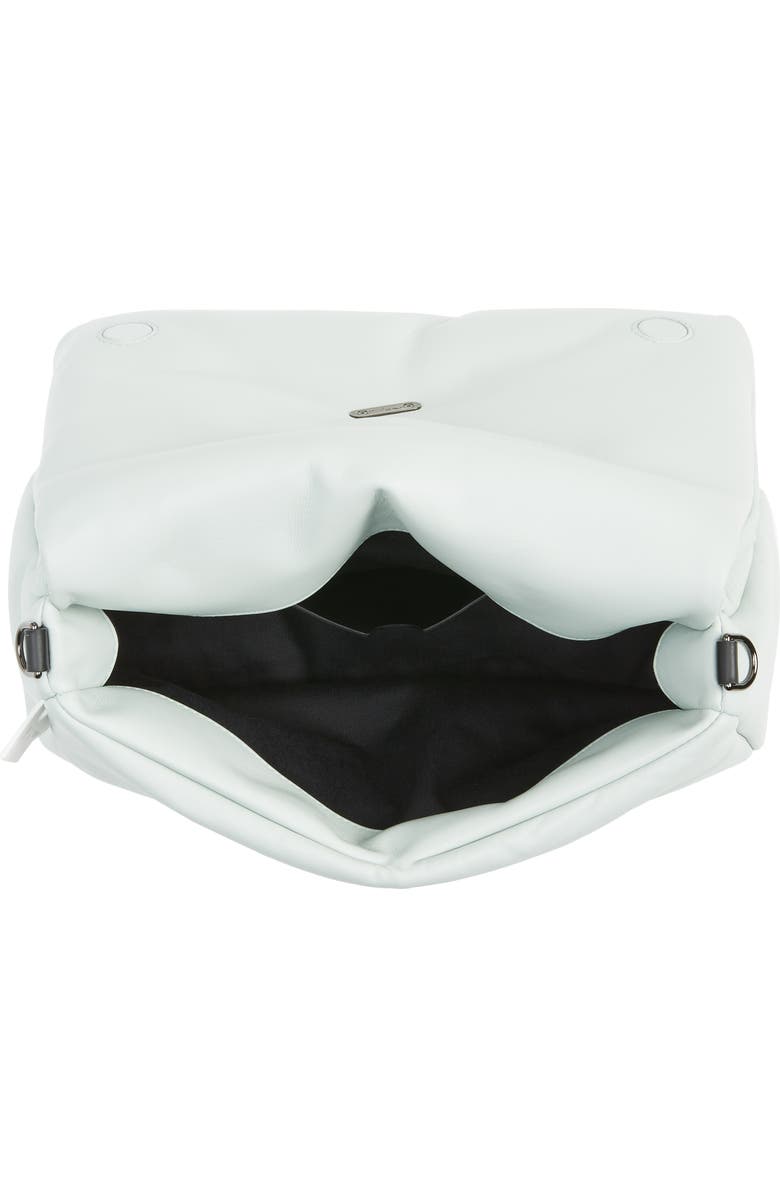 Off-White Nailed Slouchy 30 Leather Clutch, Alternate, color,