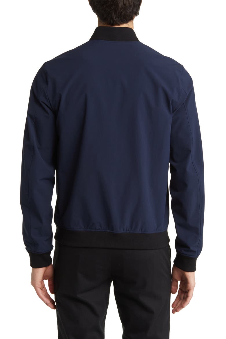 Brenton Stretch Bomber Jacket, Alternate, color, ECLIPSE