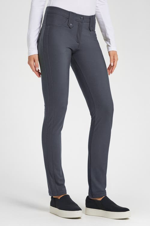 Anatomie Skyler Cozy Fleece-lined Travel Pant In Gray