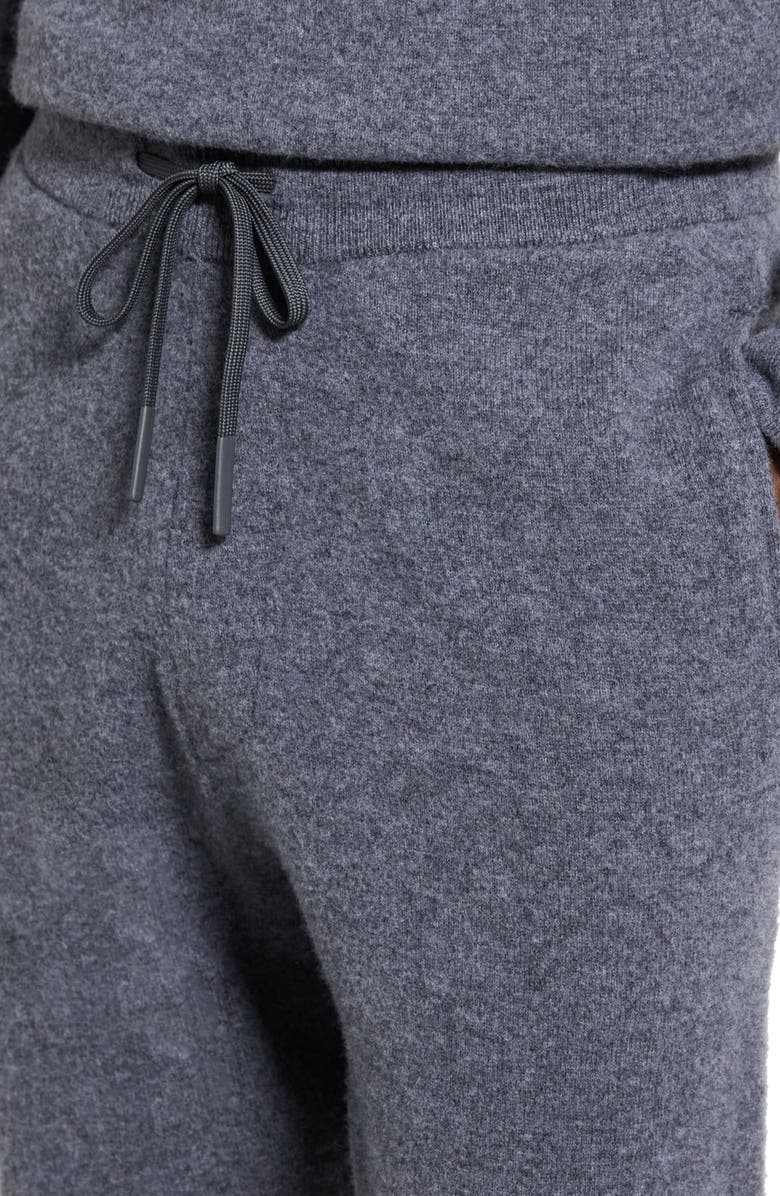Theory Alcos Merino Wool Blend Drawstring Pants, Alternate, color, Graphite