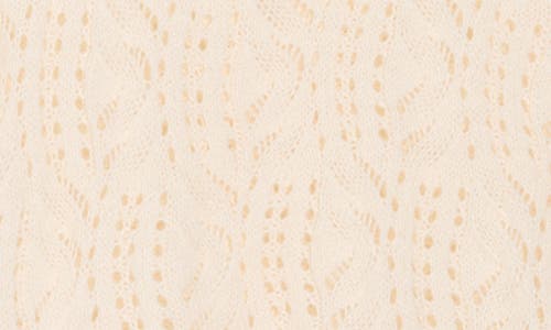Daniel Rainn Openwork Peplum Top In Ivory