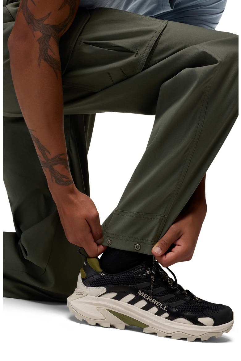 Zion Relaxed Fit Cargo Pants, Alternate, color, SPRUCE