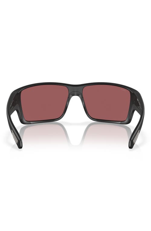 Costa Del Mar 63mm Mirrored Polarized Oversize Square Sunglasses