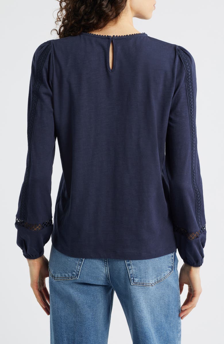 Boden Imi Jersey Top, Alternate, color, Navy