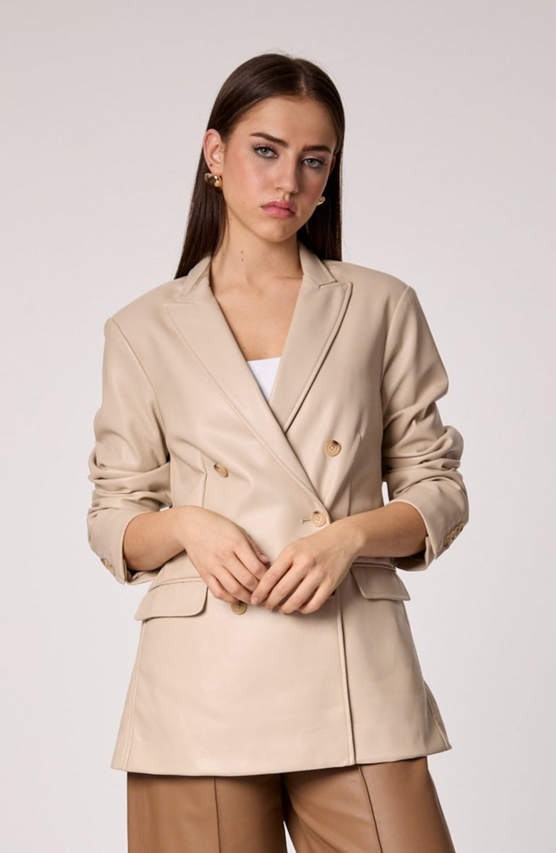 BLUE REVIVAL Your Ex Boyfriends Blazer, Main, color, Bone