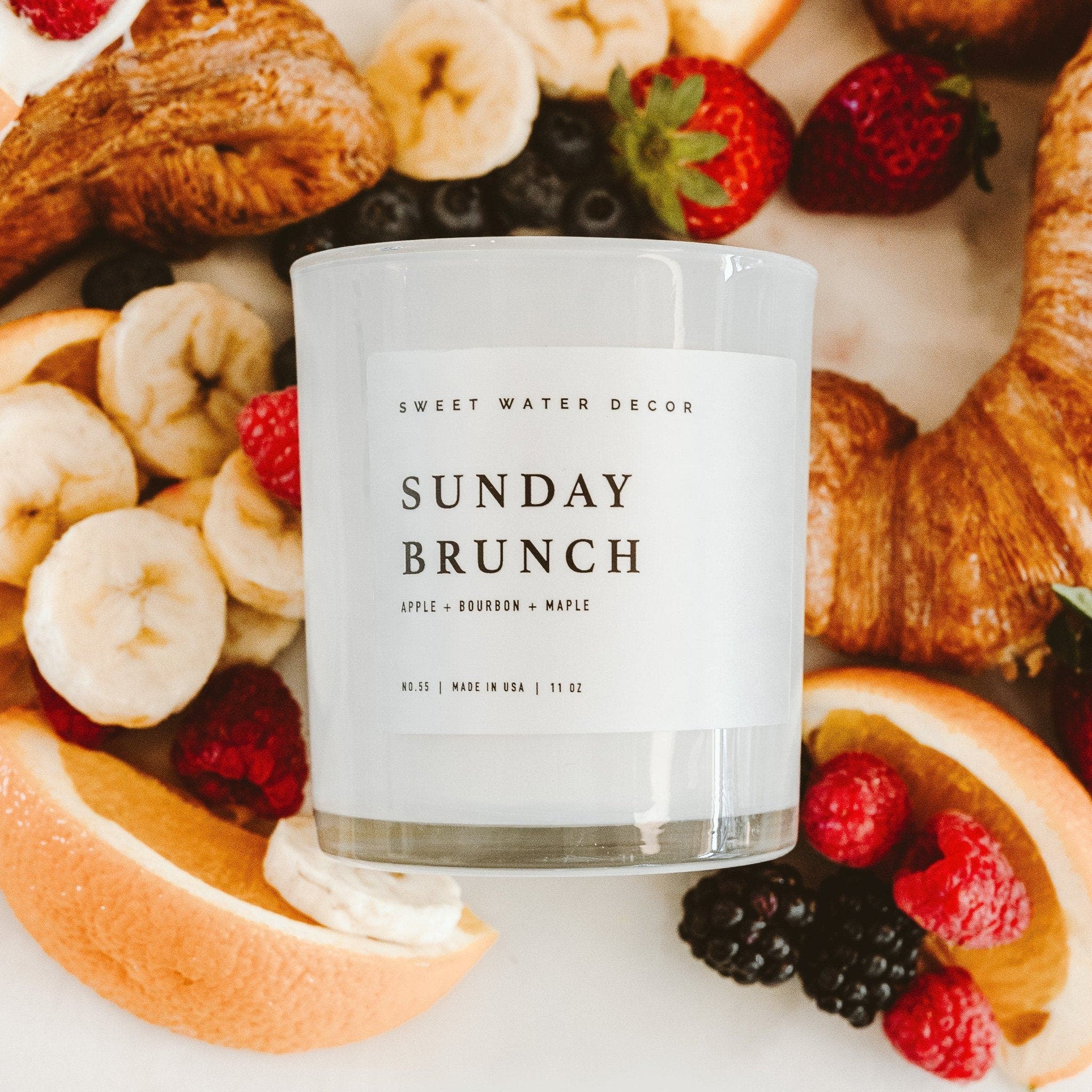 SWEET WATER DECOR 11oz White Jar Candle - Sweet Scents | Nordstrom