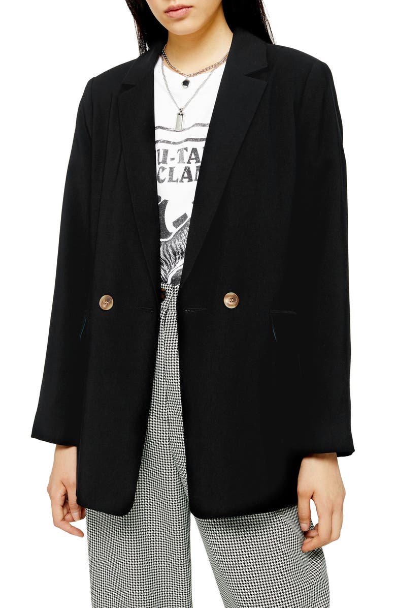 Topshop Millie Double Breasted Blazer, Main, color,