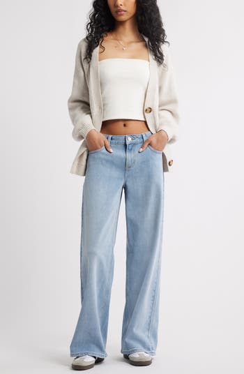 Low Rise Baggy Wide Leg Jeans