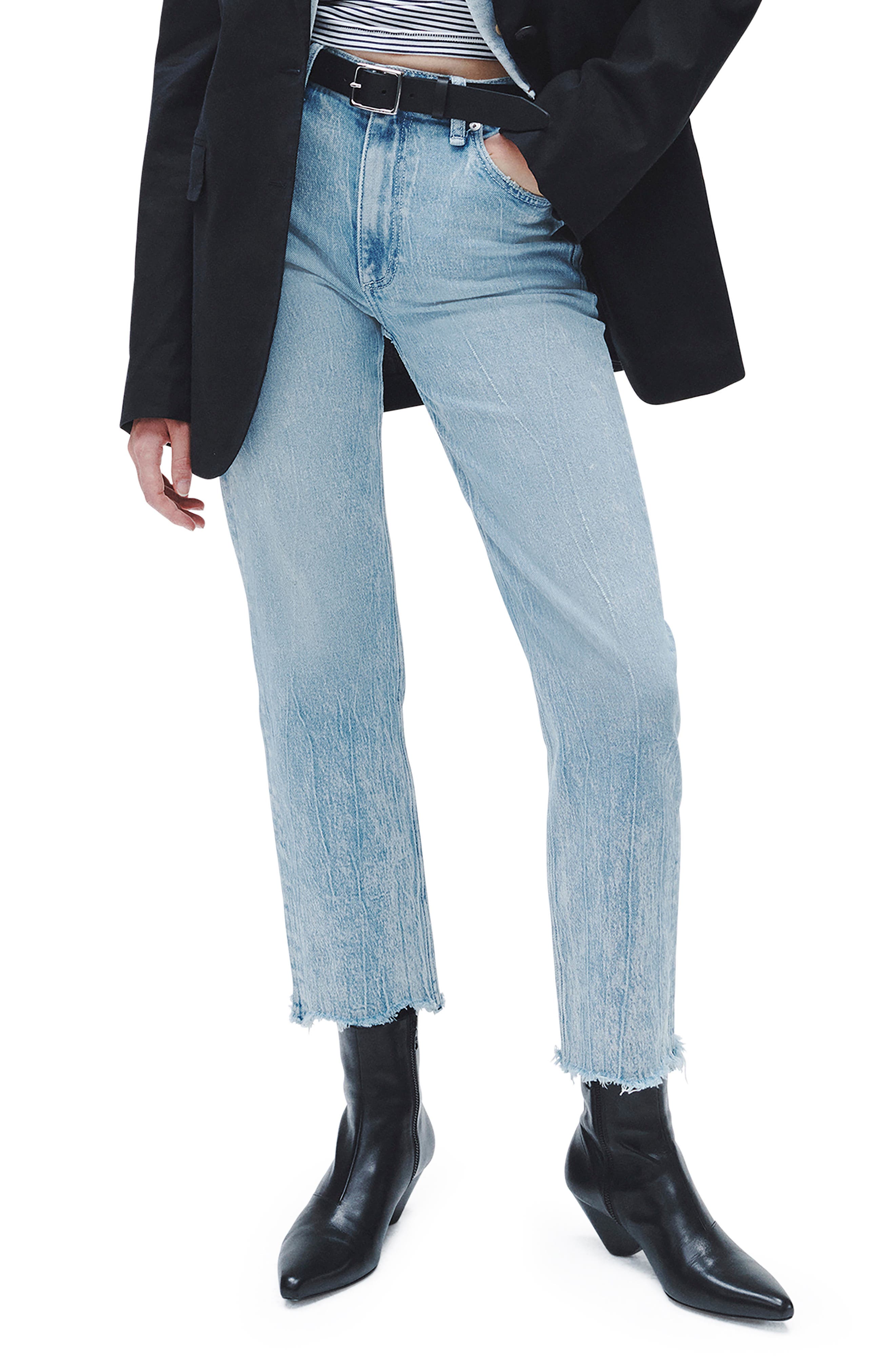 rag & bone Harlow Ankle Straight Leg Jeans