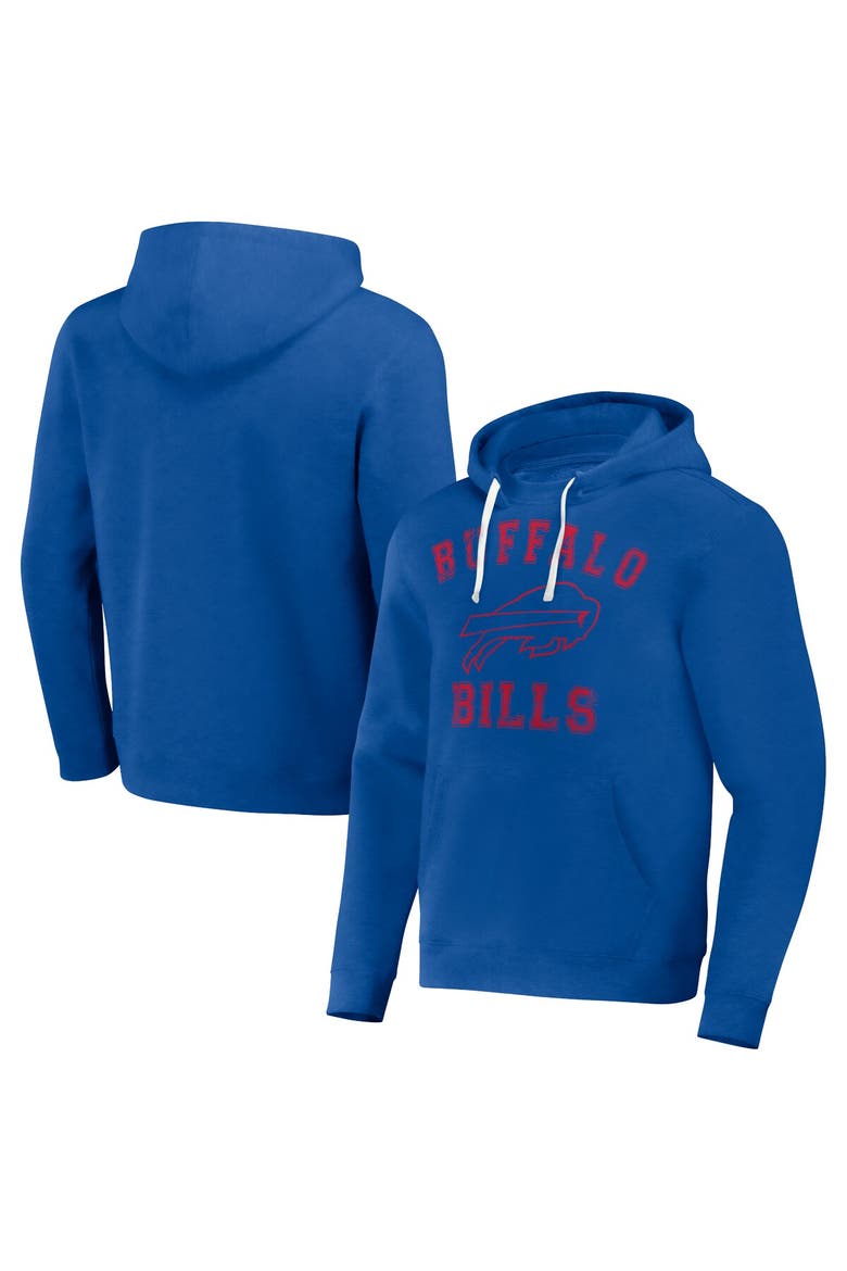 Men's NFL x Darius Rucker Collection by Fanatics Royal Buffalo Bills Coaches Pullover Hoodie, Main, color, Royal