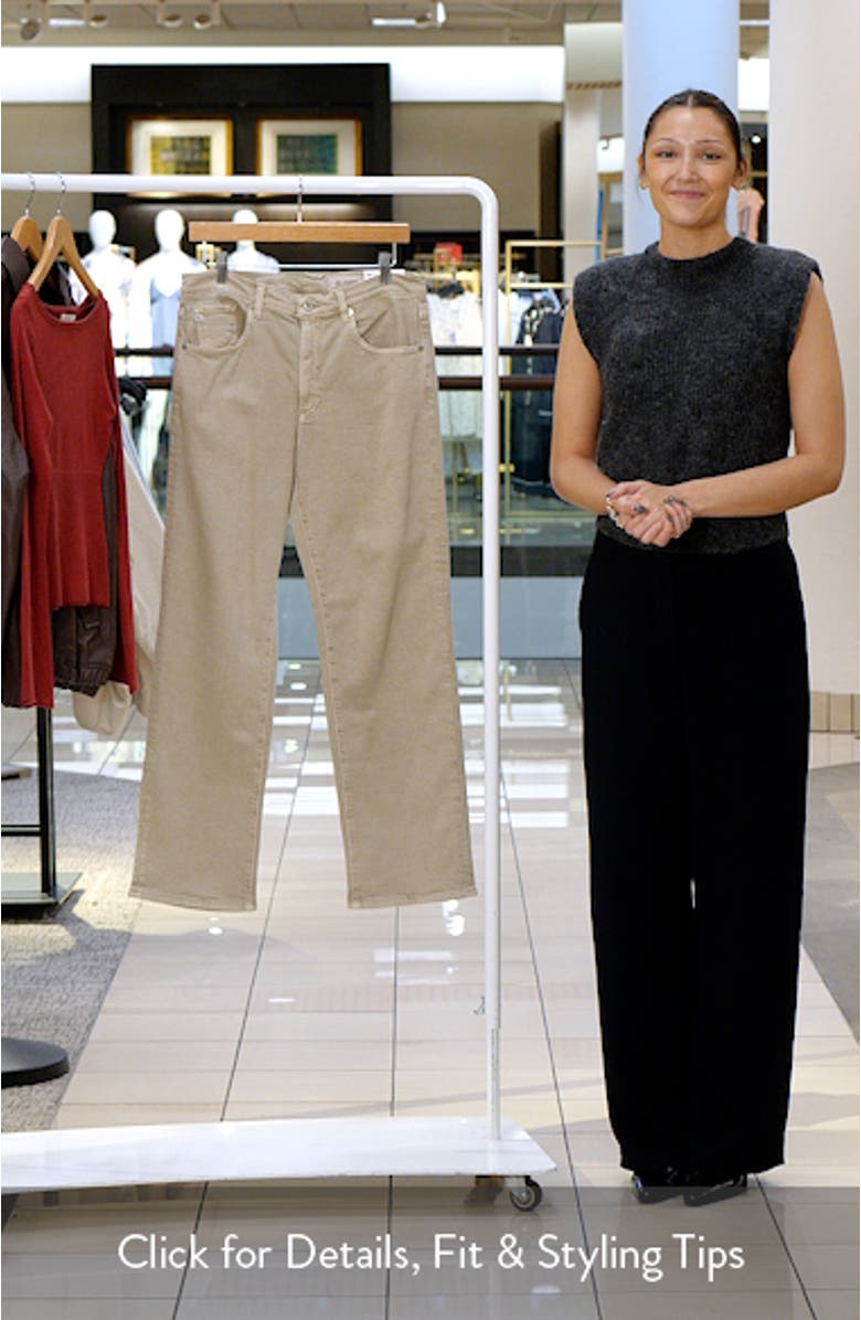 Brinley High Waist Straight Leg Jeans, sales video thumbnail