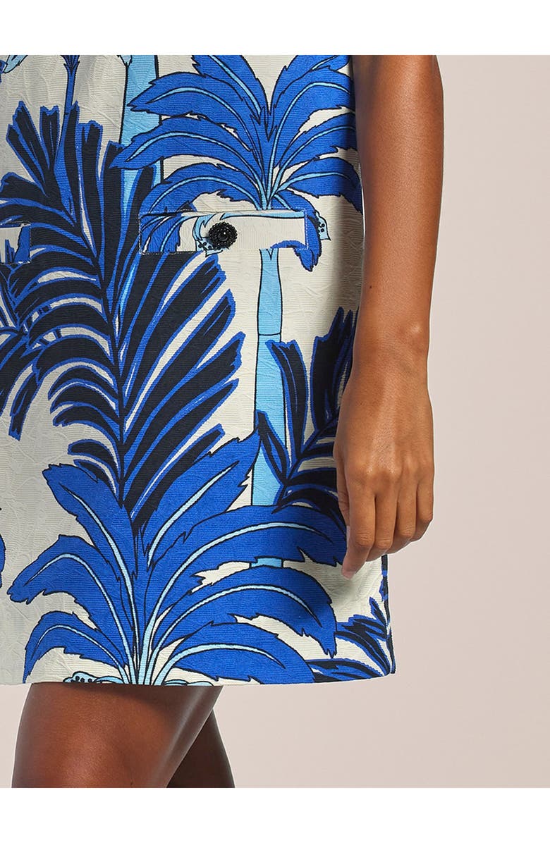 Tori Richard Royal Holiday Gigi Dress, Alternate, color, Marina