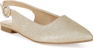 LONDON RAG Giora Jewel Buckle Slingback Flat