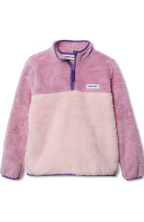 Kids Heritage Fleece Quarter Zip Pullover Top