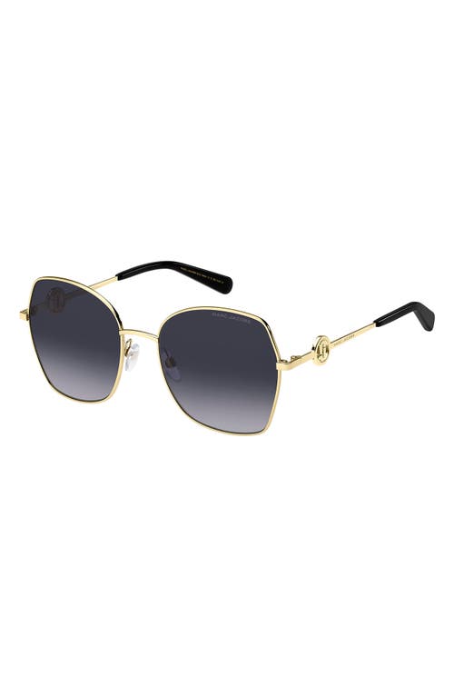Marc Jacobs 57mm Gradient Square Sunglasses