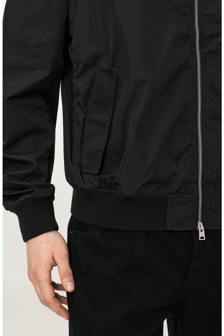 Sanders Bomber Jacket, Alternate, color, BLACK