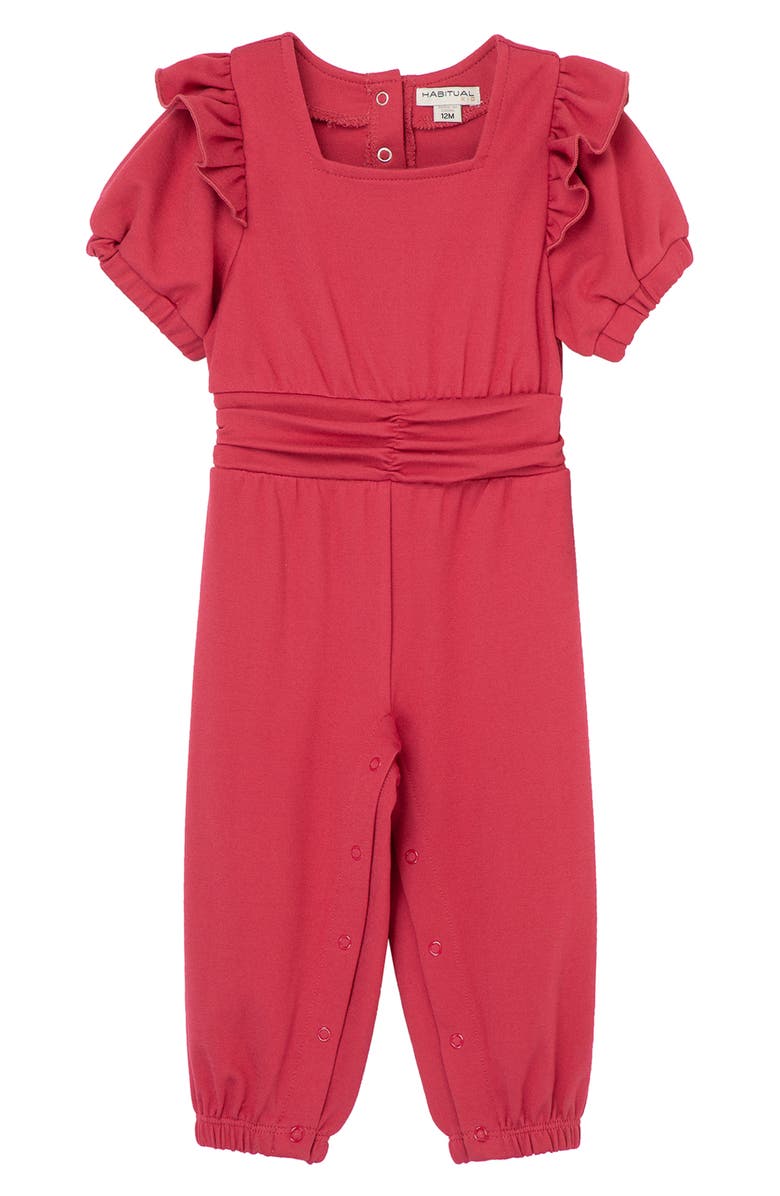 Habitual Kids Ruffle Romper, Main, color, 
