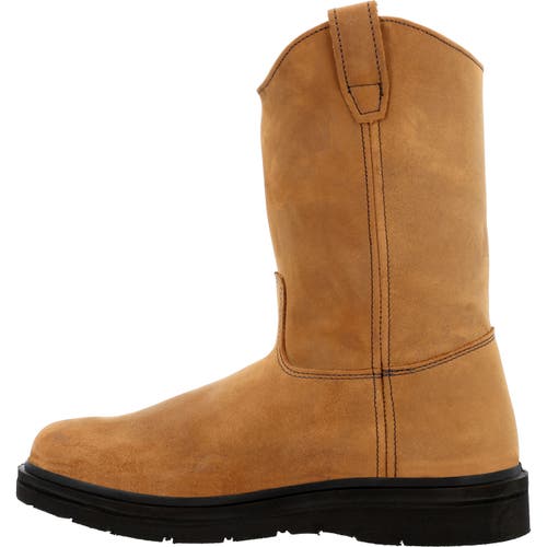 Georgia Boot Farm And Ranch Pull On Work Boot In Brown