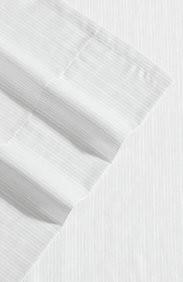 Vera Wang Etched Stripe Cotton Sheet Set, Alternate, color, Light Grey