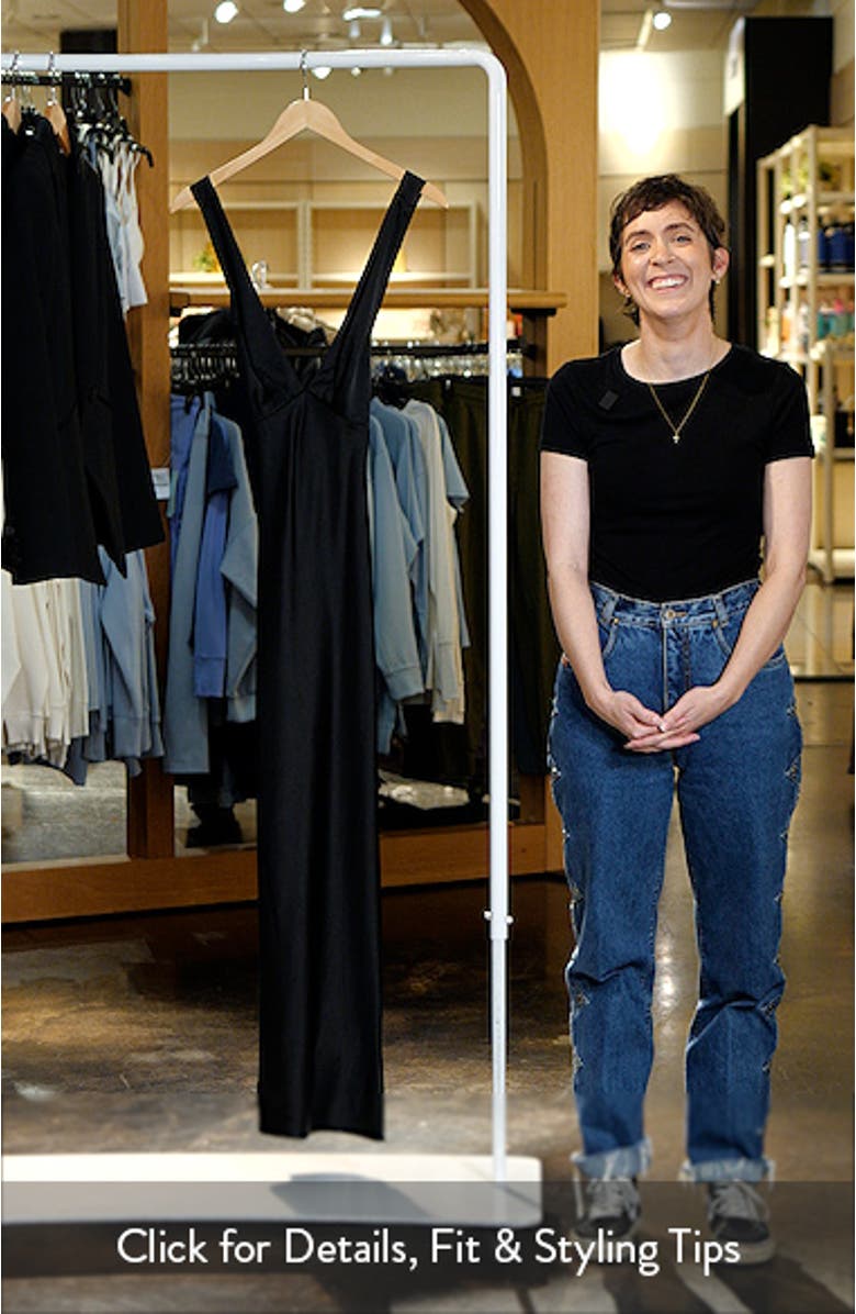Lucile Sleeveless Satin Maxi Dress