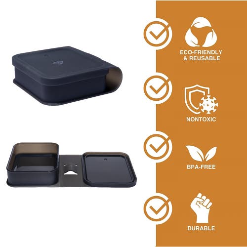 Silipint Silicone Go Go Bowls 2pk Sandwich Size Smoke