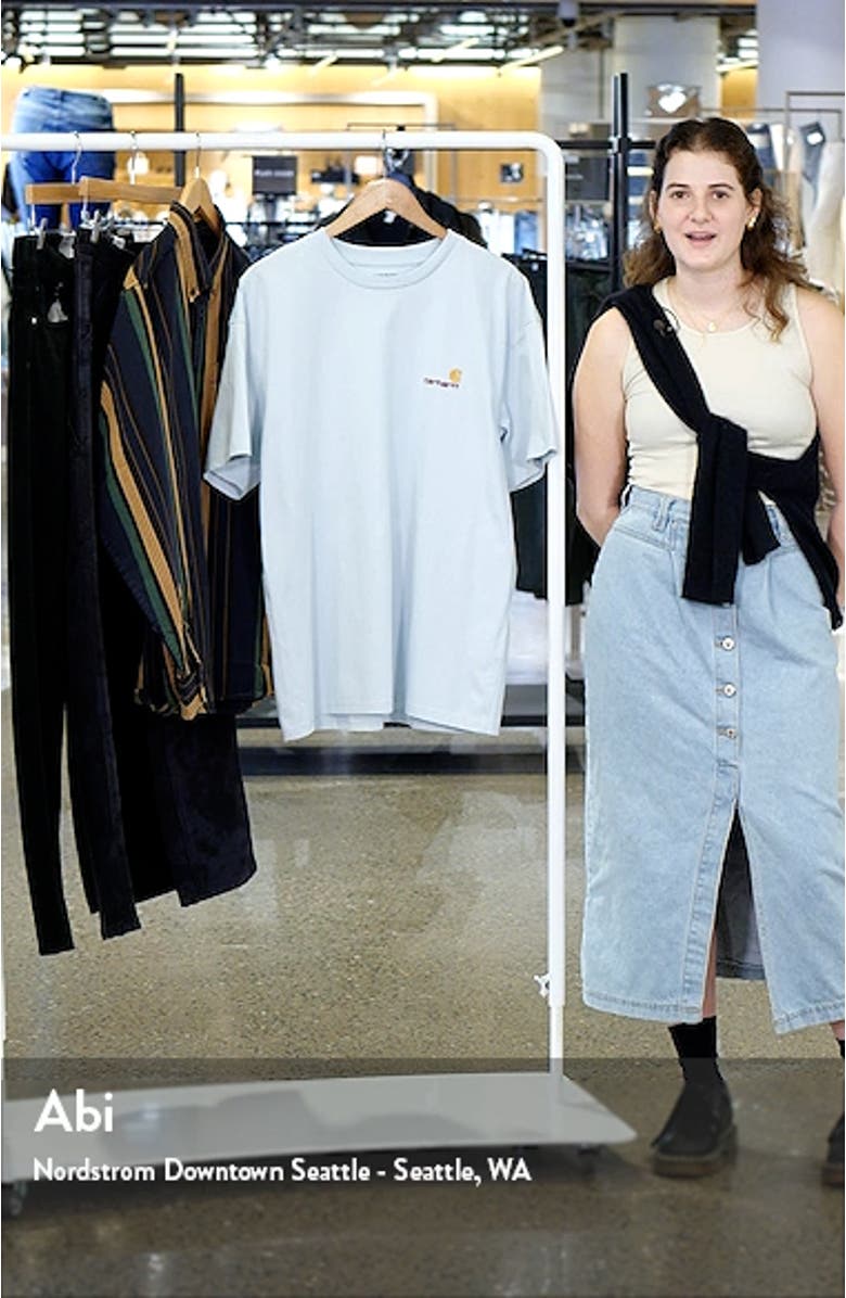 Embroidered Organic Cotton Logo T-Shirt, sales video thumbnail