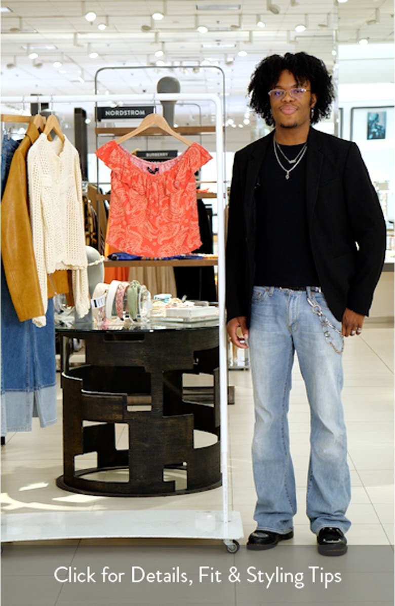 Yokai Paisley Off the Shoulder Top, sales video thumbnail