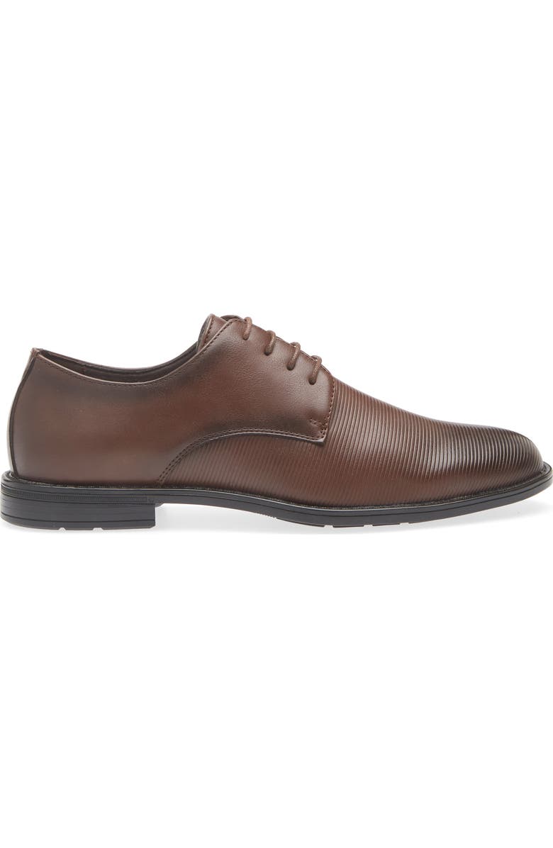 GEOFFREY BEENE Ribbed Derby, Alternate, color, Brown
