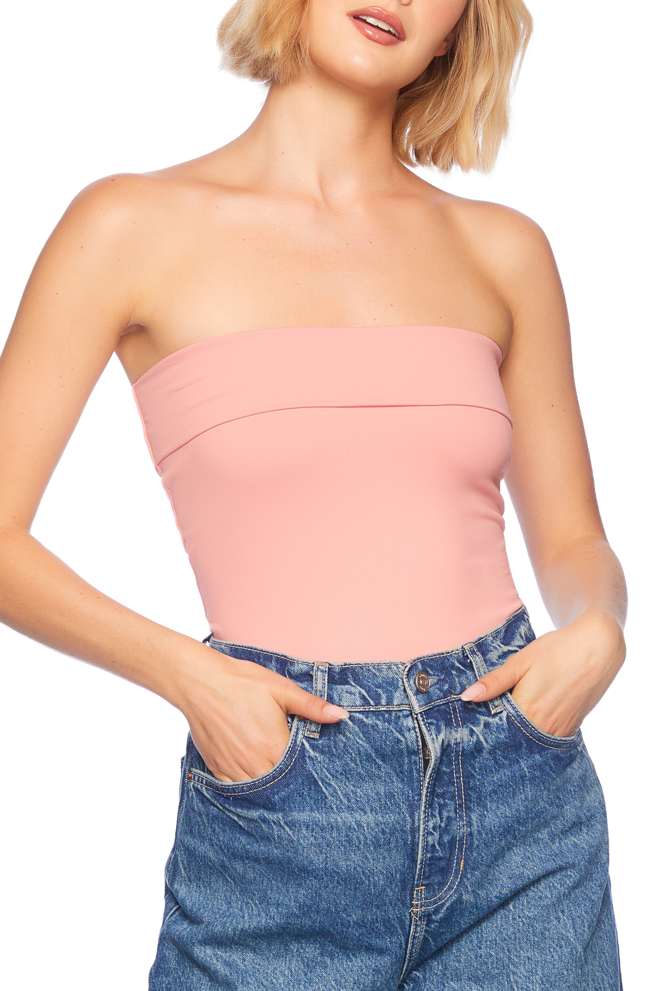 Susana Monaco Foldover Tube Top