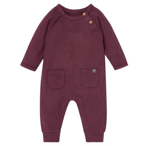 Raglan Sleeve Long Leg Romper (Baby)