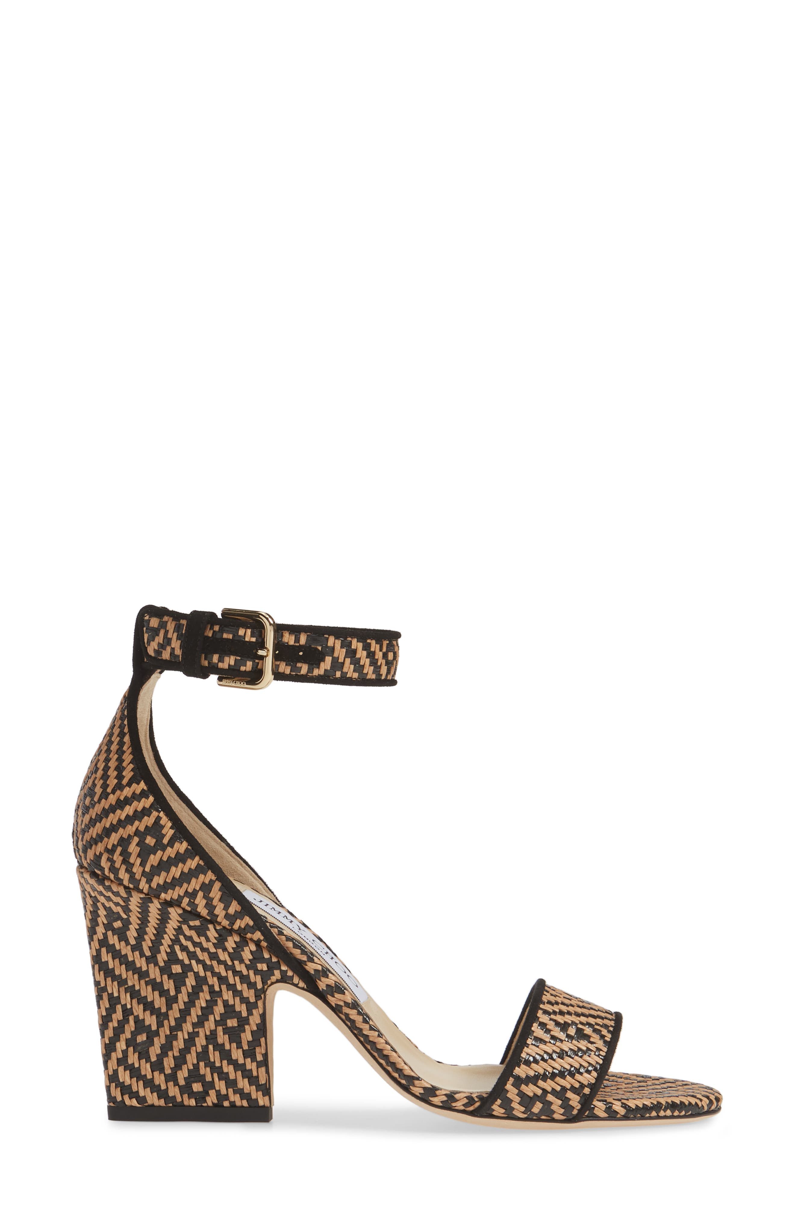 Jimmy Choo Edina Ankle Strap Sandal, Alternate, color, 