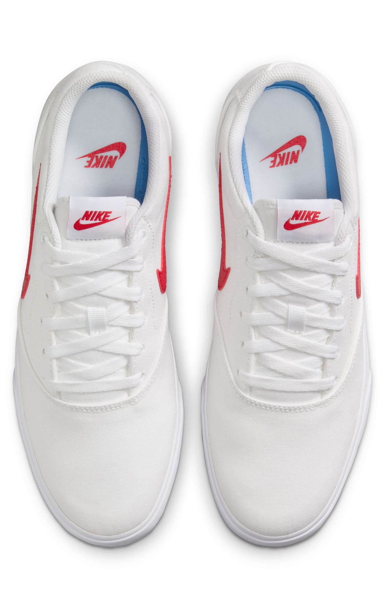 Charge Skate Sneaker, Alternate, color, WHITE/ UNIVERSITY RED