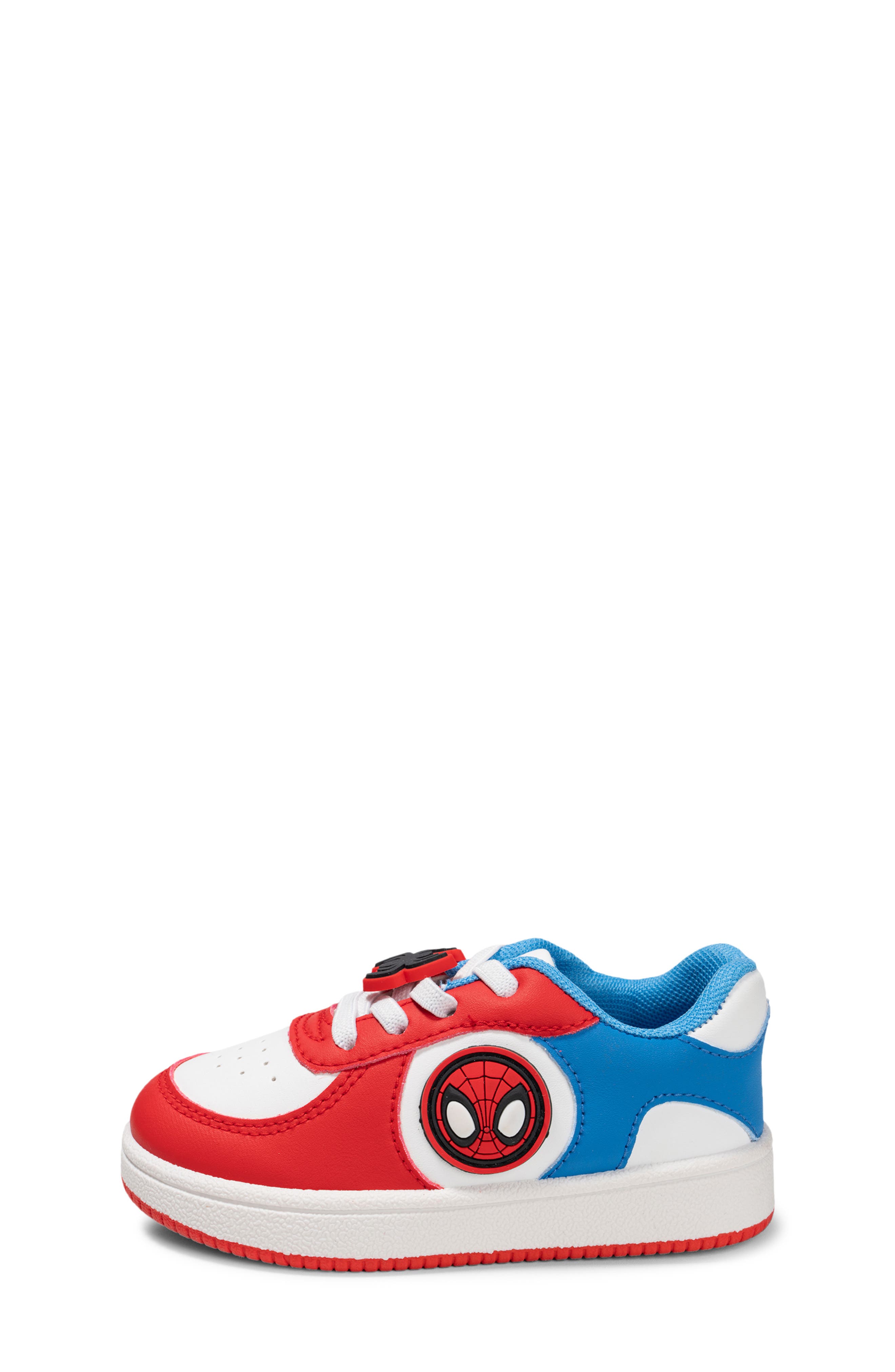 Kids' Spidey & Friends Sneaker, Alternate, color, WHITE/ RED