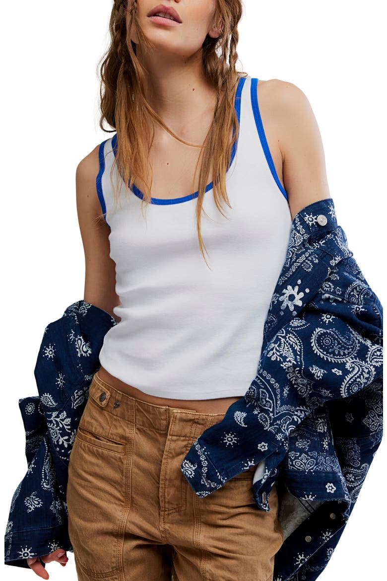 Moxie Tank Top, Main, color, CLEAN IVORY COMBO