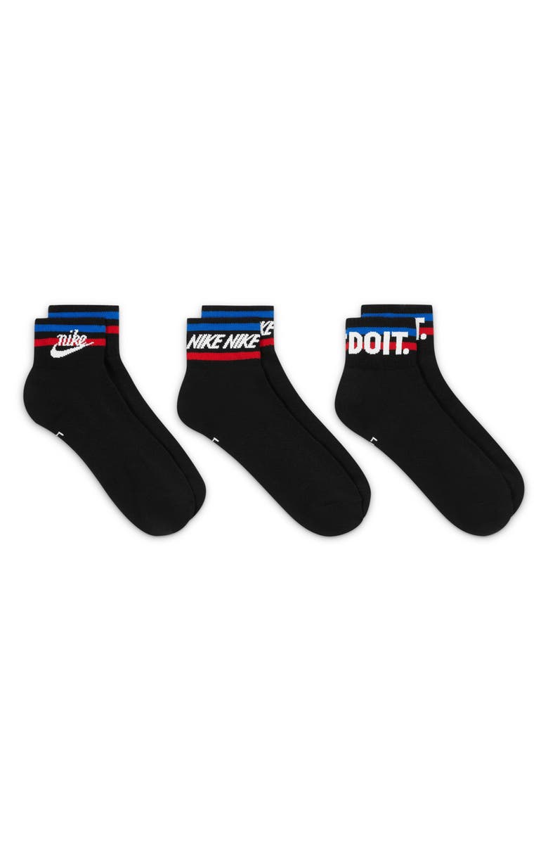 Nike 3-Pack Everyday Essential Crew Socks, Alternate, color,