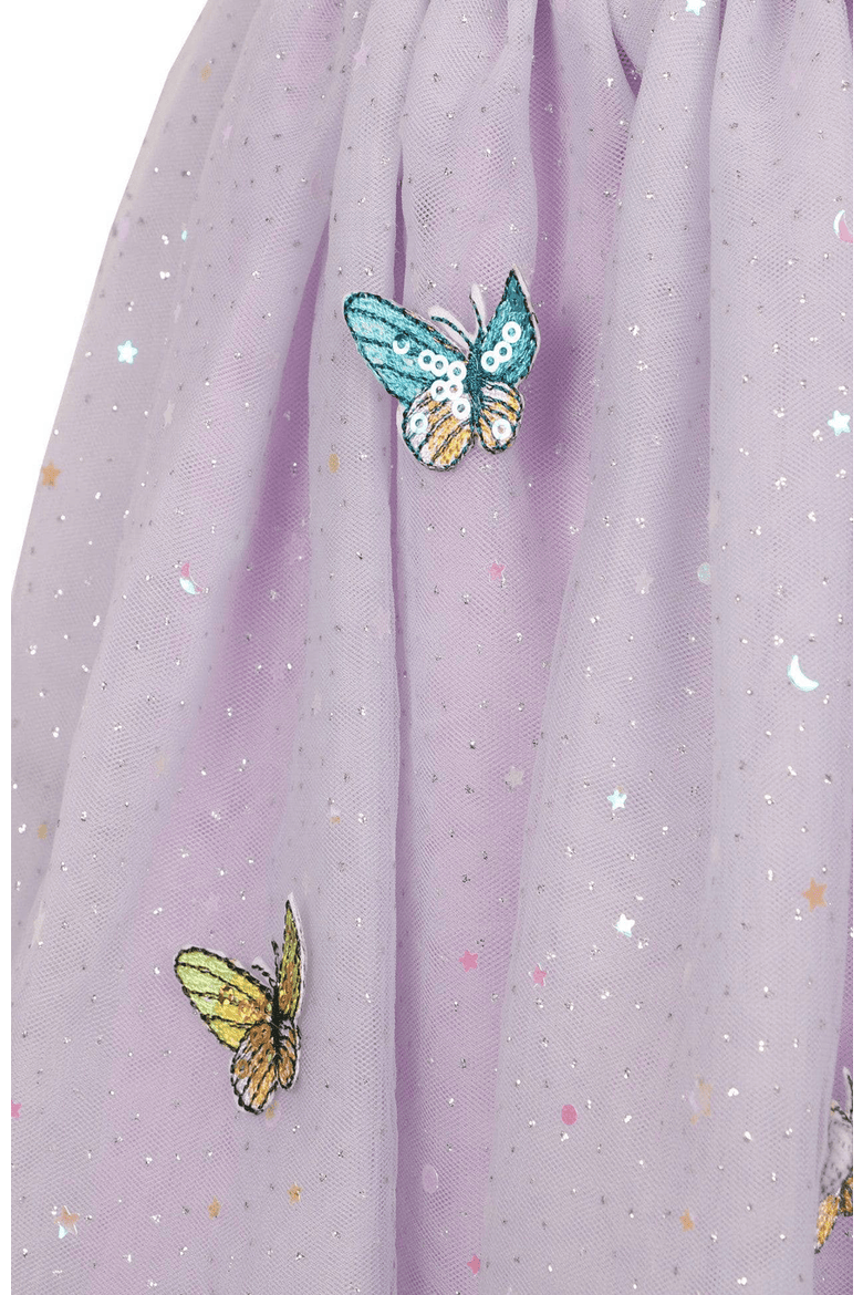 Rainbow Butterflies Tutu Skirt, Alternate, color, Light Purple