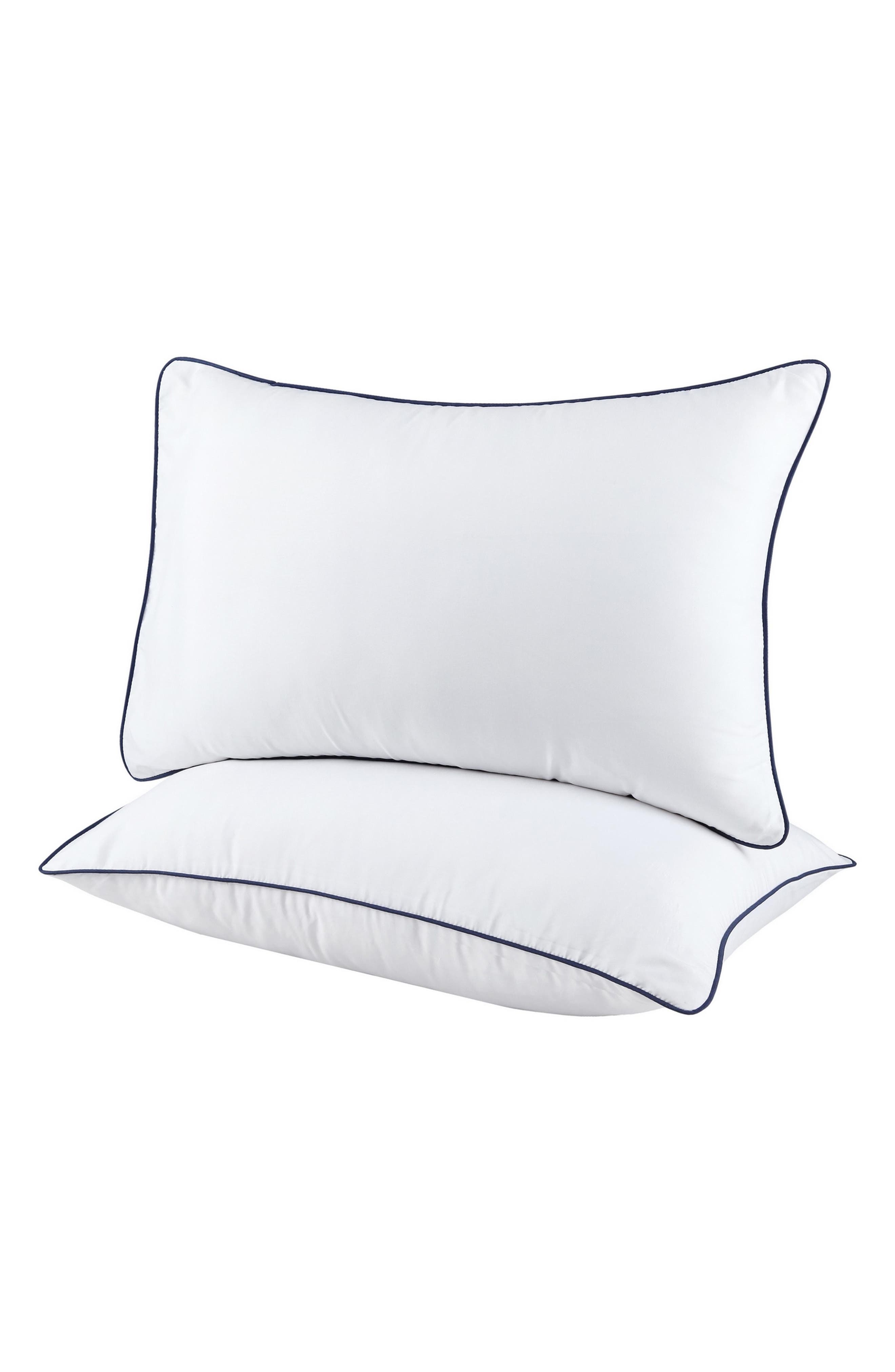 Set of 2 Down Alternative Microfiber Queen Pillows