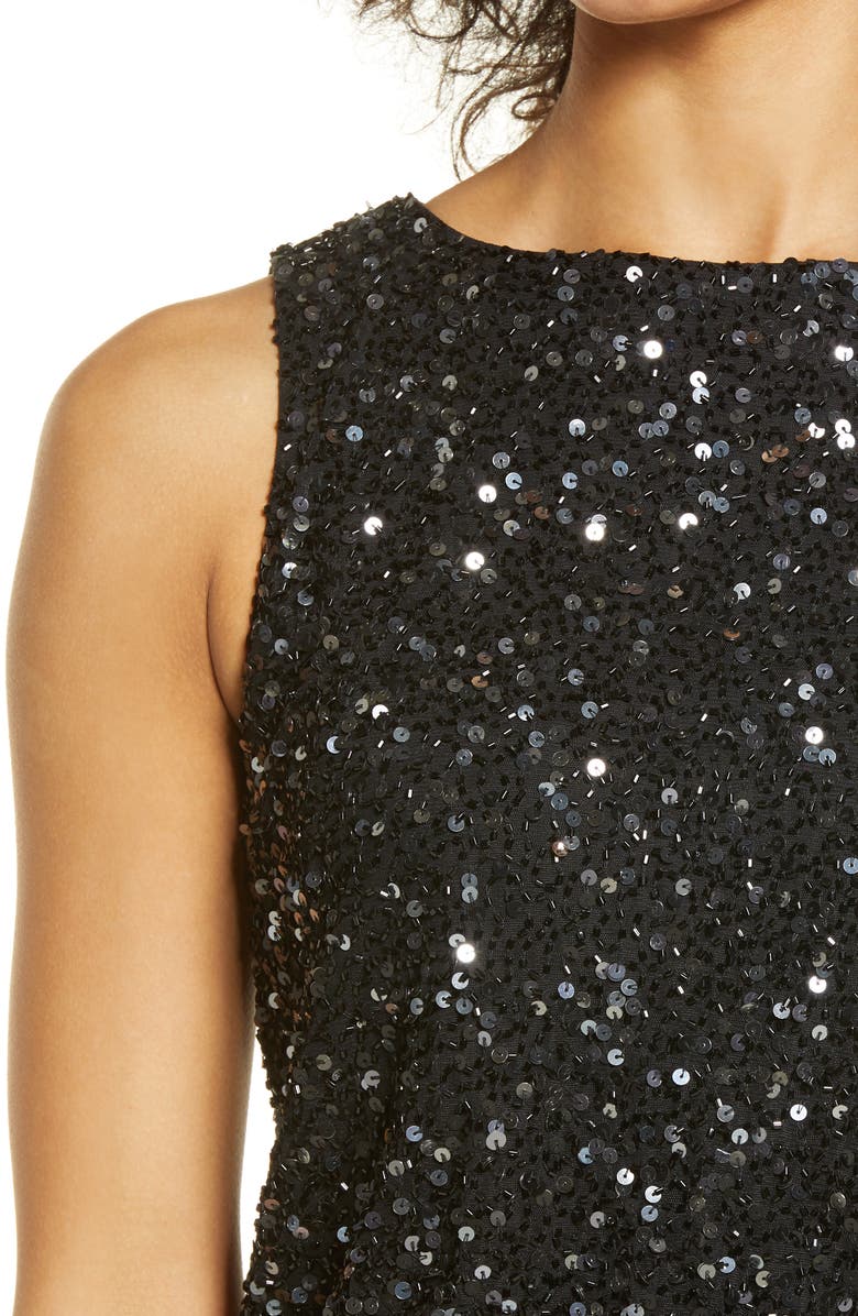 Pisarro Nights Sequin Wide Leg Jumpsuit, Alternate, color, 