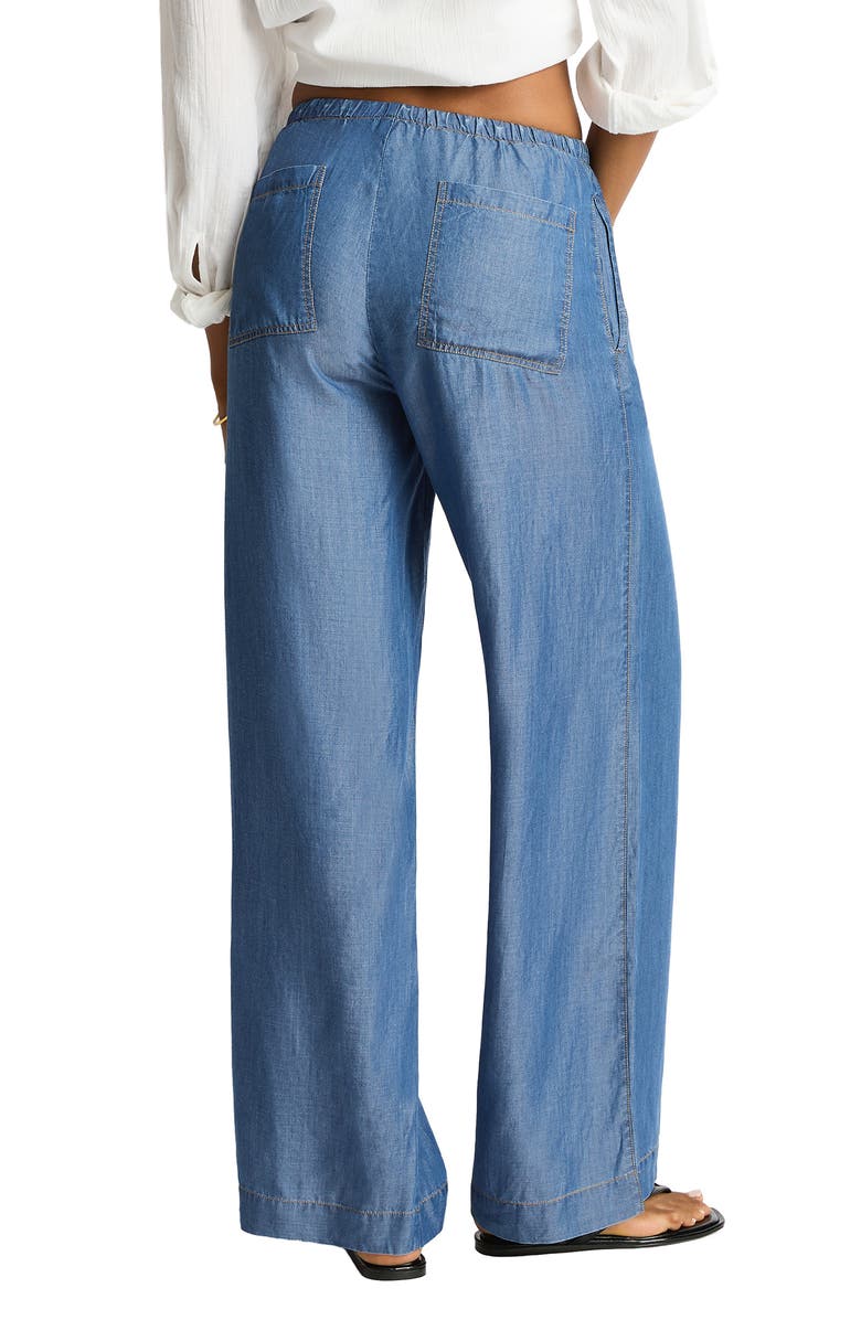 Sea Level Surf Tide Cover-Up Pants, Alternate, color, Denim