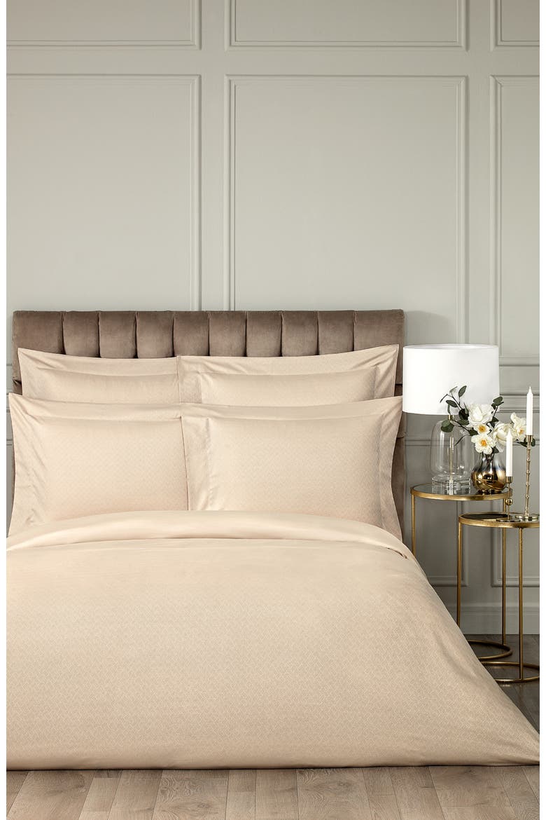 Giotto Duvet Cover, Alternate, color, Beige