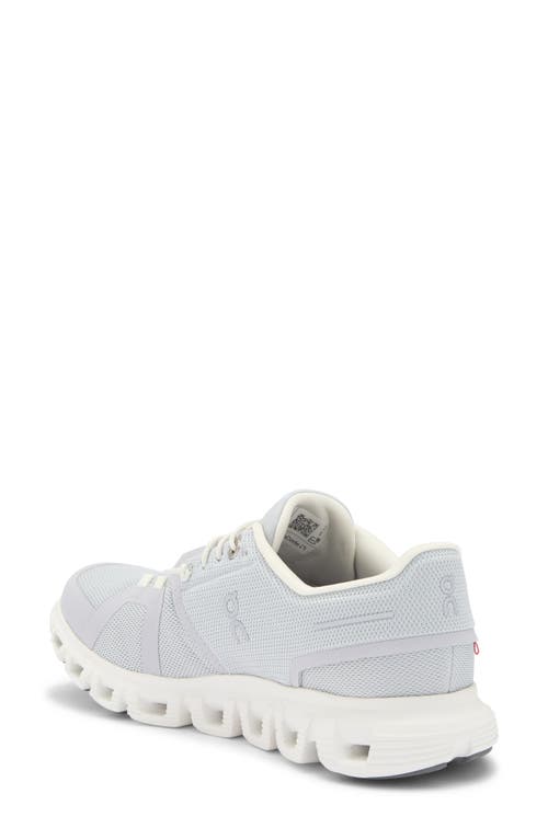 On Cloud 6 Sneaker In Glacier/white