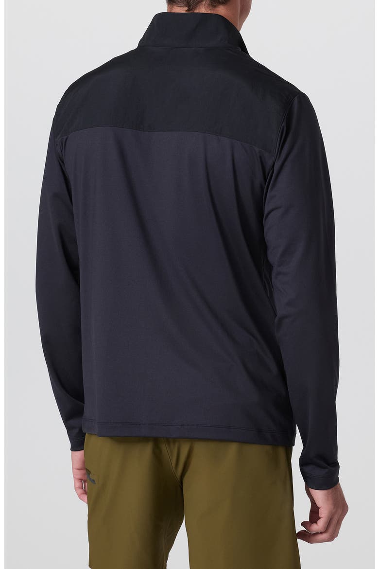 Sunday Element Half Zip Pullover, Alternate, color, BLACK