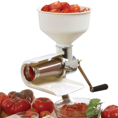 Norpro 3 Quart The Original Sauce Master Food Strainer For Vegetables, Fruits, And Puree In White