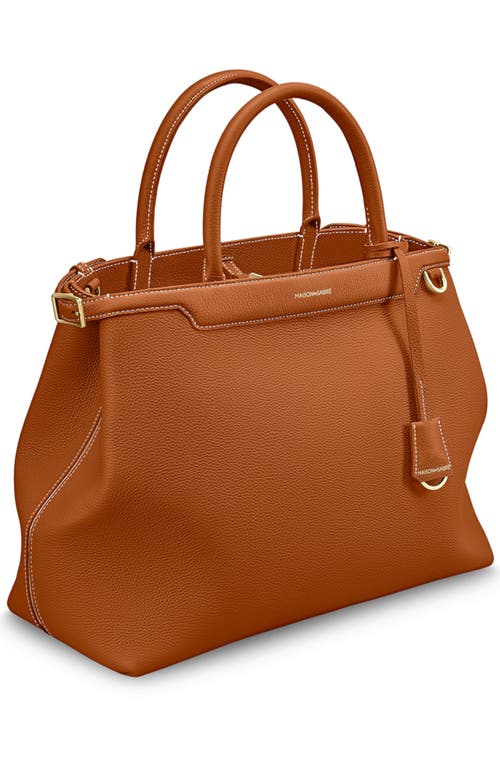 Maison De Sabre Palais Belting Large Tote Bag In Brown