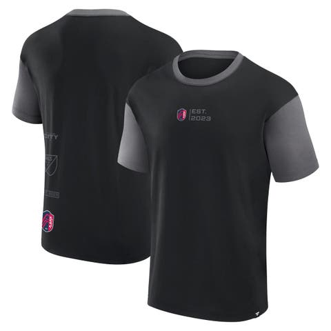 Men's Fanatics Branded Black St. Louis City SC Recovery T-Shirt