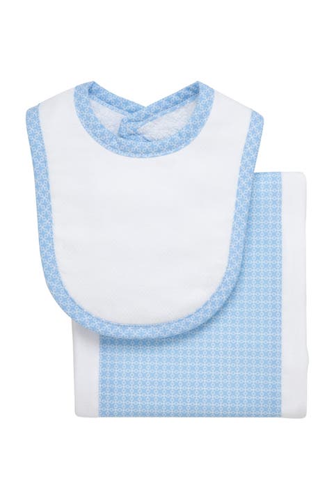 Dot Drooler Bib & Burp Set